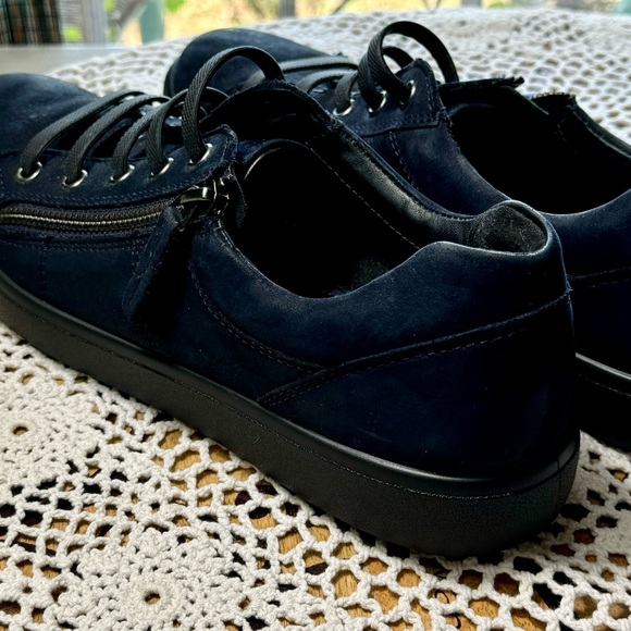 Hotter Chase Casual Shoes Sz 8.5M (dark Blue) Nubuck Leather Side Zip - SKU 725 - Picture 8 of 8